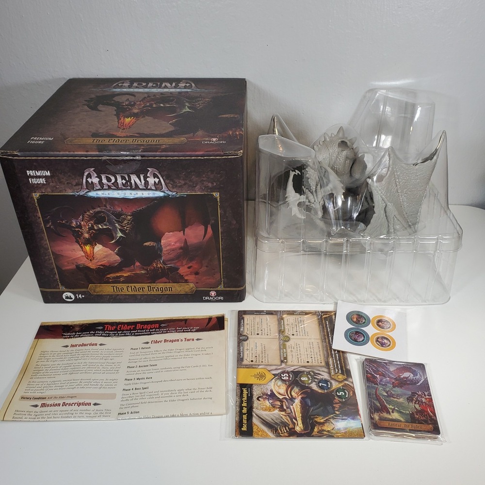 Elder Dragon Gargantuan Plastic Miniature Arena the Contest D&D 5E Dragori Games
